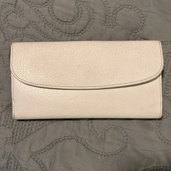 Gucci Rare Tom Ford White Leather Long Two-Sided Wallet - Picture 2 of 11
